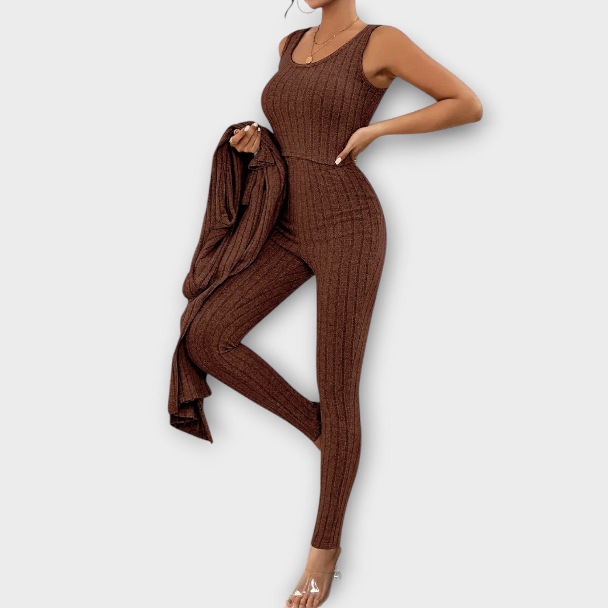 Elisa Striped Three-Piece Set