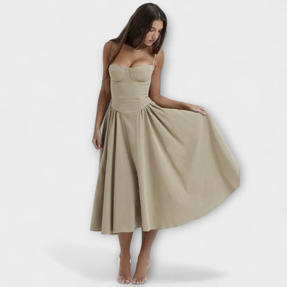 Rosalie - Sophisticated Sleeveless Lace Dress